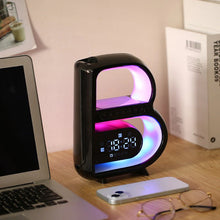 B-Shaped Blutooth Speaker with Wireless Charger